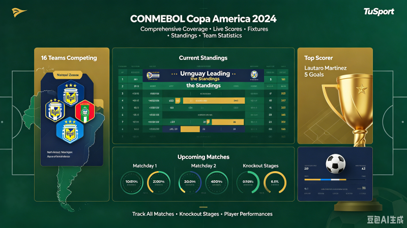 CONMEBOL Copa America 2024 Live Scores, Fixtures & Standings - TuSport